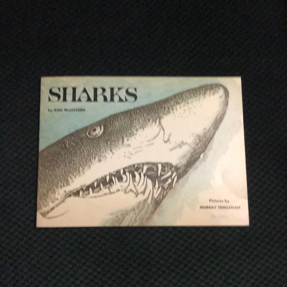 Sharks vintage kids book